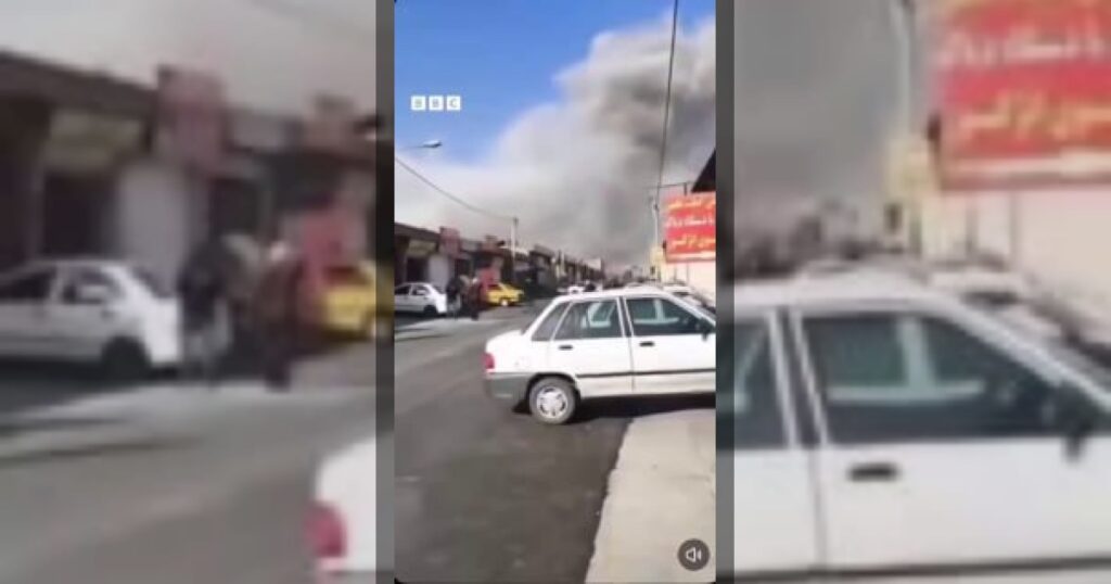 Появились новые кадры ударов США и Израиля по Ирану