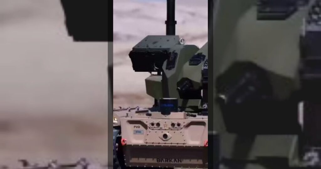 Турецкий наземный беспилотный аппарат Barkan, разработанный компанией HAVELSAN