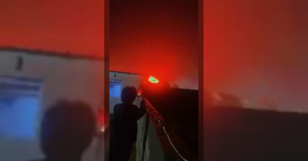 Крупное возгорание вспыхнуло на нефтяном месторождении «Ланаз» в иракском Эрбиле после атаки беспилотника