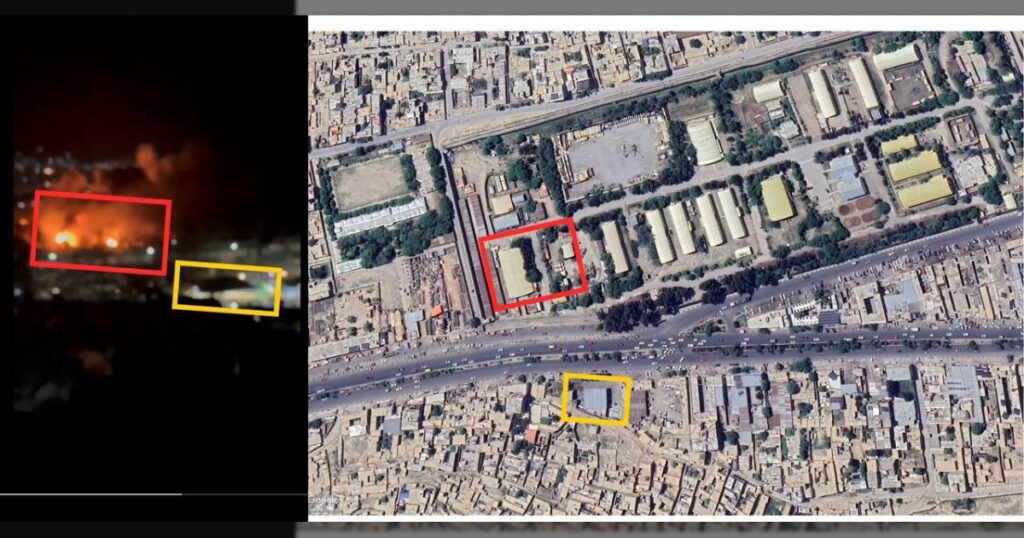 Пакистан нанёс авиаудар по военному сектору Сиях-Санг в Кабуле.
