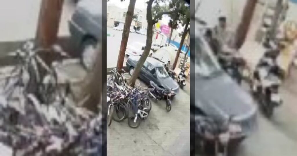 Кадры сегодняшней атаки на позиции «Басидж» в Тегеране. Удар был нанесён по объекту на улице Фирдоуси.