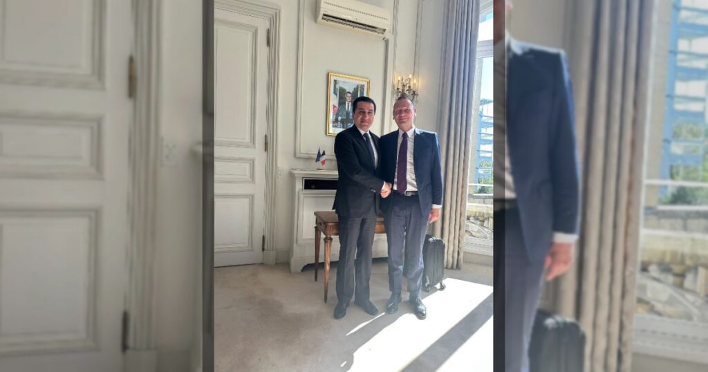 Помощник президента Азербайджана обсудил с французскими коллегами двусторонние отношения.