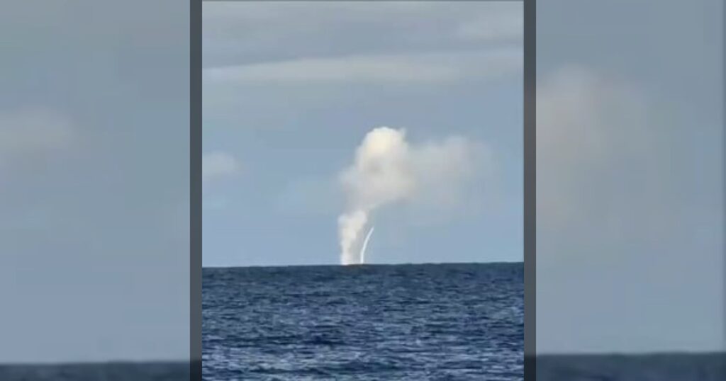 Ракетный выстрел в сторону Ирана с неопознанной подлодки у берегов Кипра