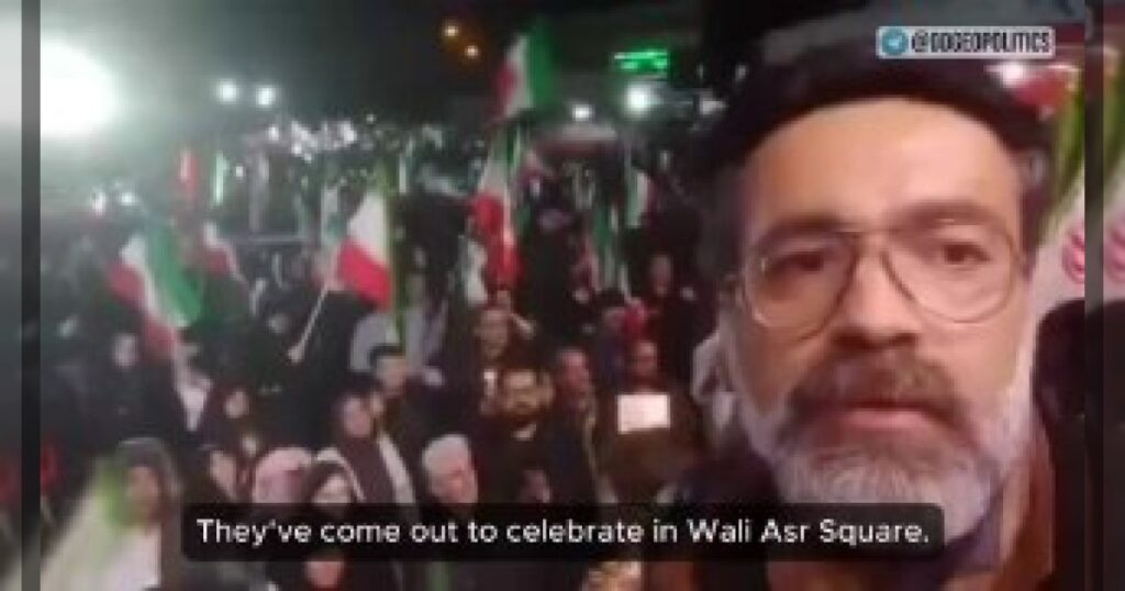 Иранцы празднуют удары по Израилю