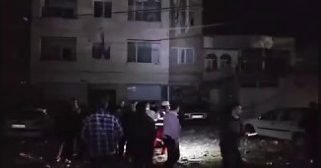 Удар по жилому дому в Урмии.