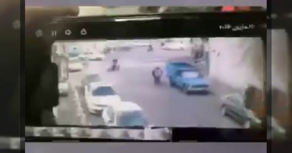 Момент удара ВВС Израиля по по командному пункту «Басидж» в Тегеране