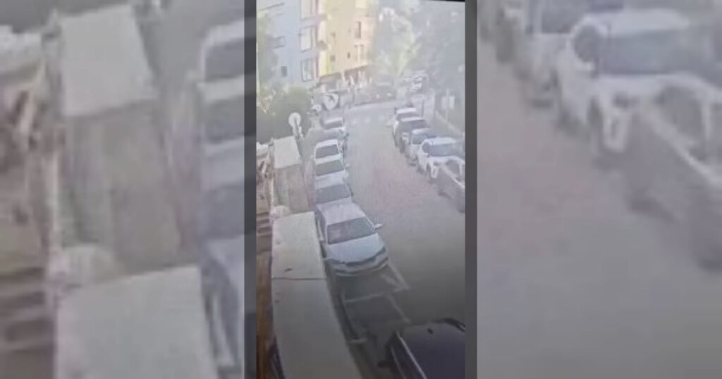 Кадры прилета иранской ракеты по Тель-Авиву