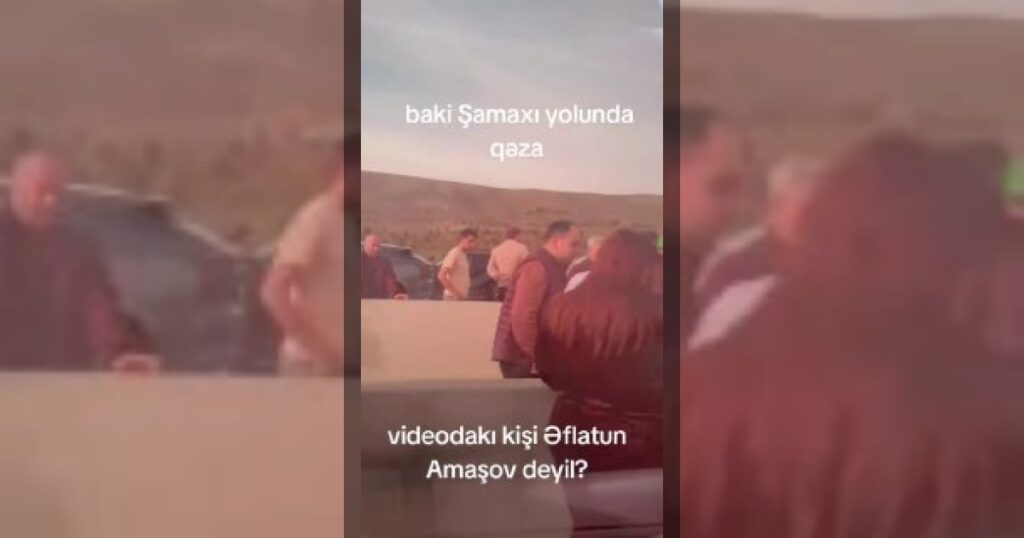 Бывший депутат Милли Меджлиса и главный редактор «Xalq qəzeti» Афлатун Амашов попал в аварию на дороге Баку-Шамахы