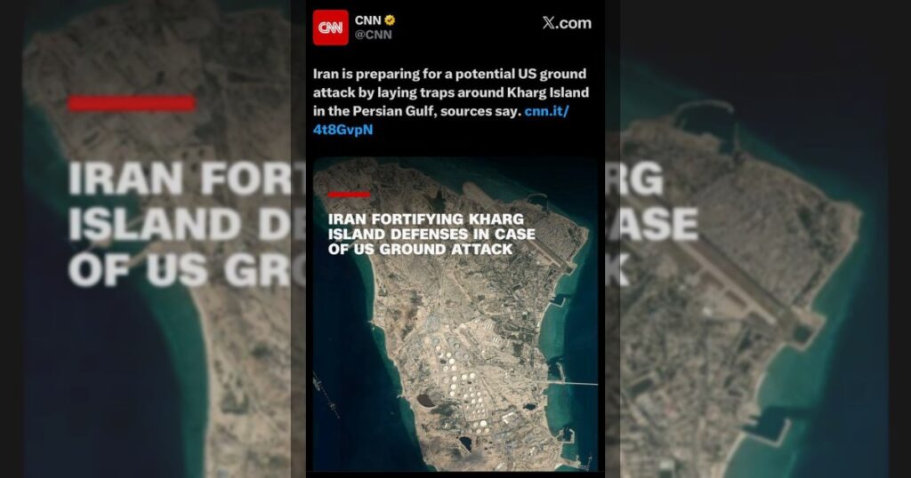Иран укрепляет оборону острова Харк на случай возможного вторжения США, — CNN