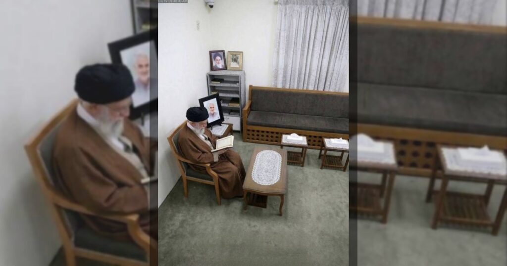 В Иране опубликовано последнее фото Хаменеи перед ударом