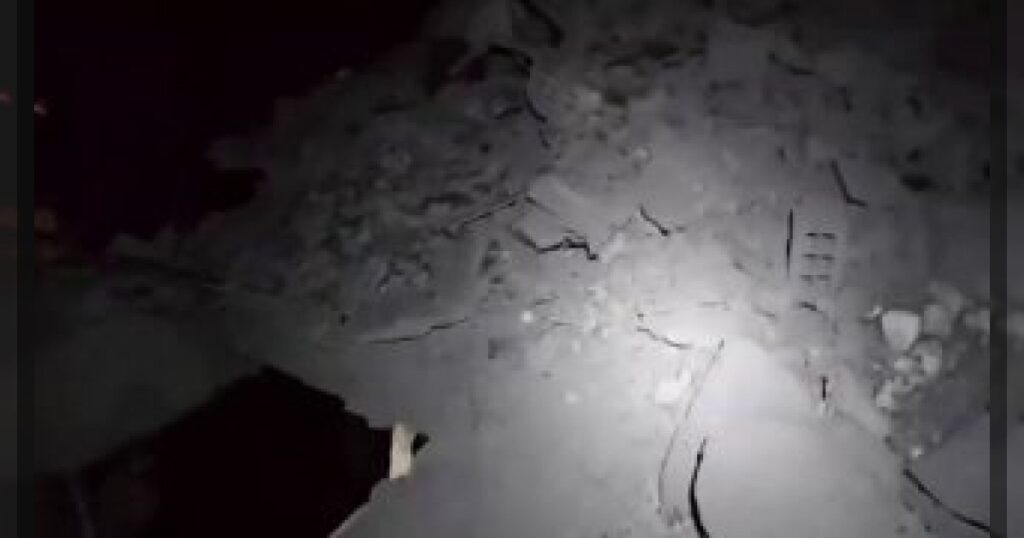 Ночные удары по иранским городам