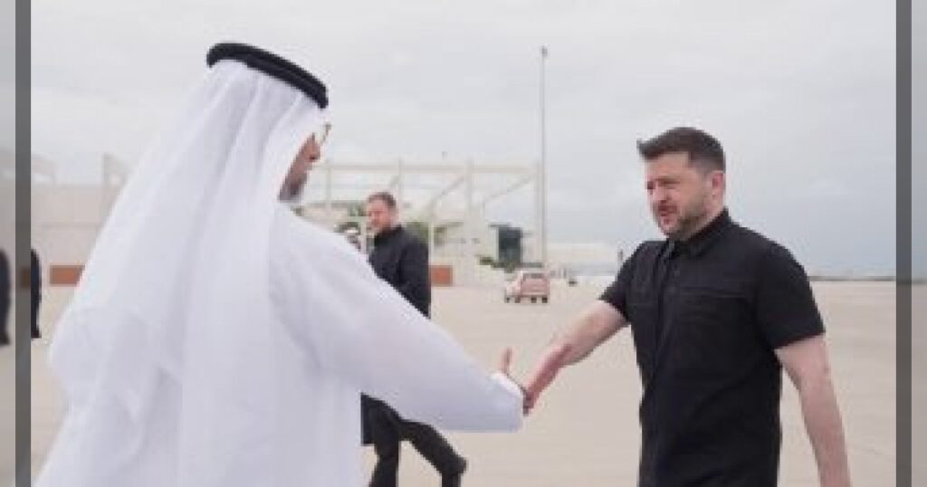 Зеленский встретился с президентом ОАЭ Мухаммадом бен Заидом Аль Нахайяном