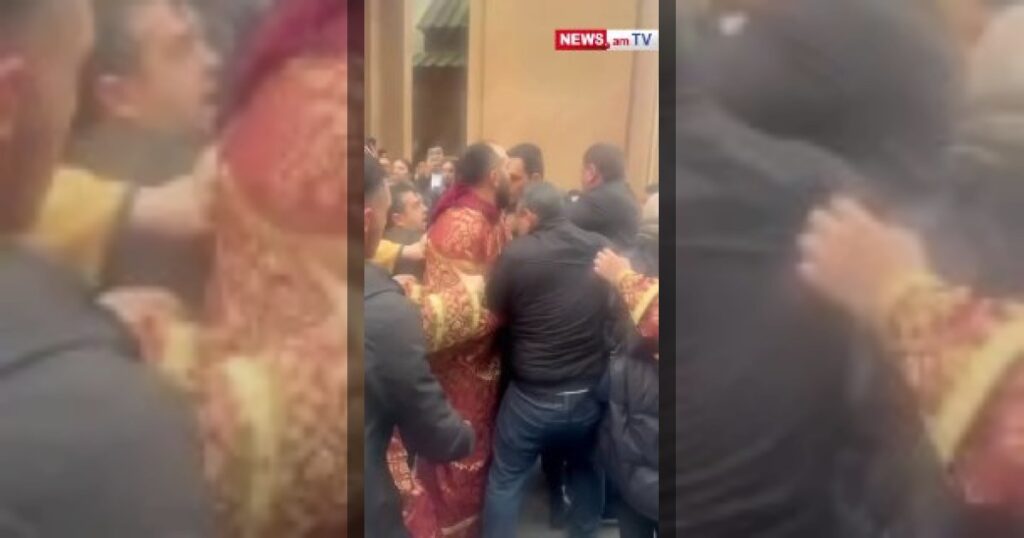 Задержан человек, пытавшийся ударить Пашиняна во время богослужения в церкви — армянские СМИ