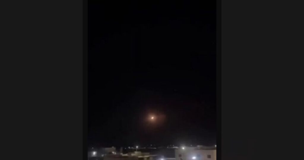 Момент нанесения удара по американской базе в Иордании