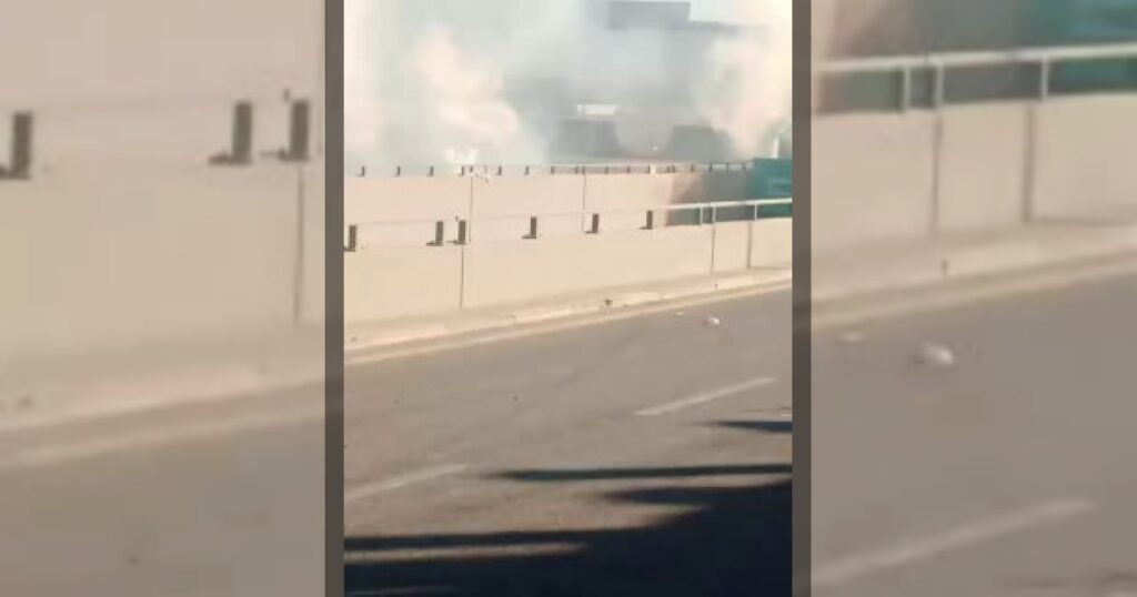 Кадры ударов по позициям Корпус стражей исламской революции (КСИР) в городе Керманшах.