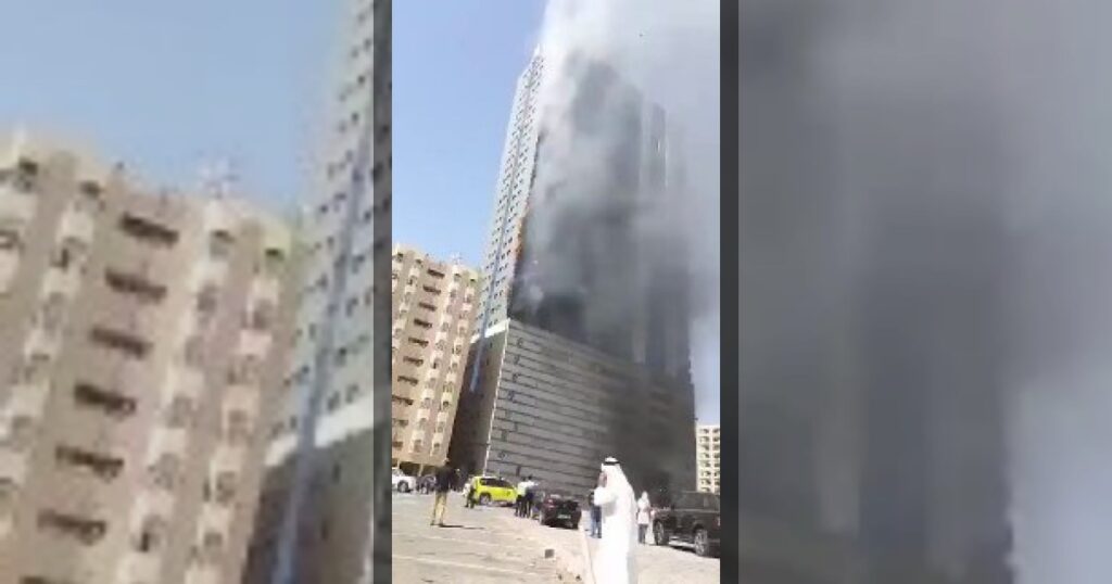 СМИ публикуют кадры повторных прилетов в разных частях Дубая.