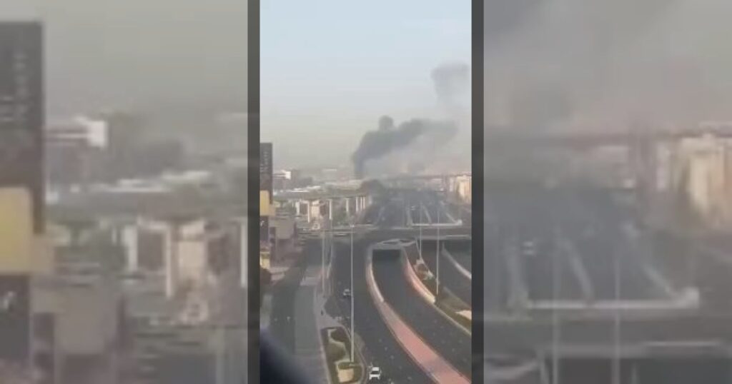 Взрывы в Дубае после атаки иранских ракет