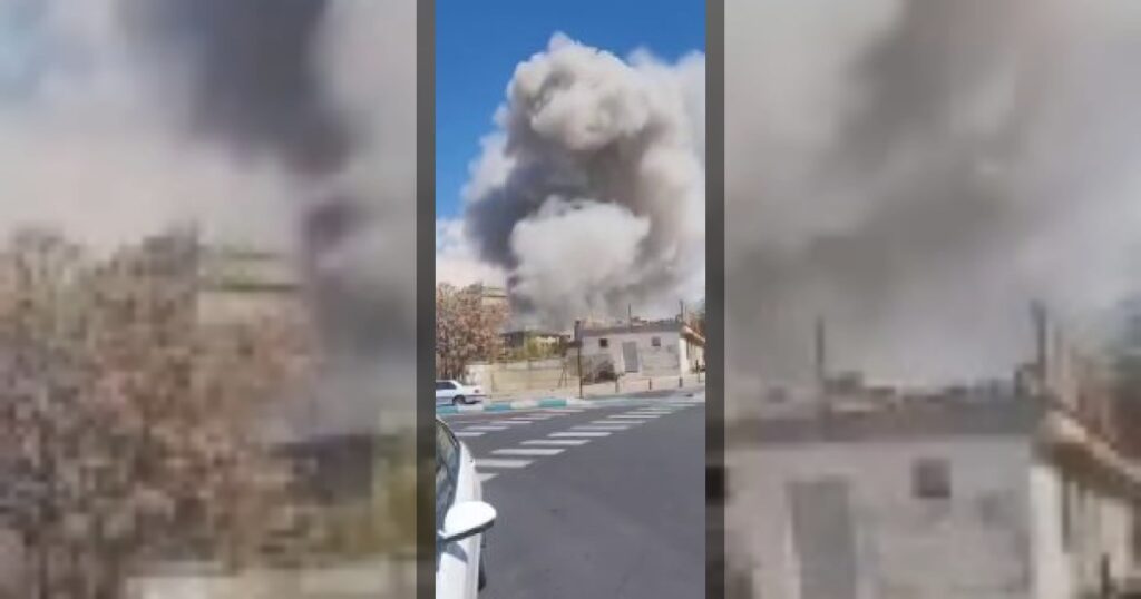 Взрывы в районе аэрокосмической инфраструктуры Тегерана