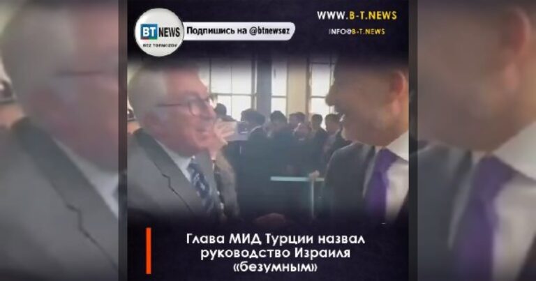 Глава МИД Турции Хакан Фидан назвал руководство Израиля «безумным»