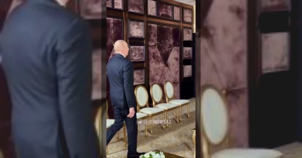 Кадры встречи Ильхам Алиев и Реджеп Тайип Эрдоган на полях дипломатического форума