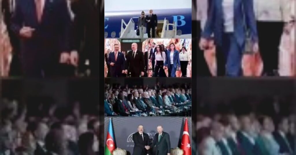 Пресс-служба президента опубликовала кадры рабочего визита Алиева в Турцию.